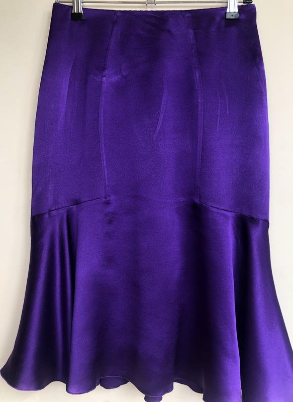 Женская Alberta Ferretti Юбка Фиолетовая Шелк 36