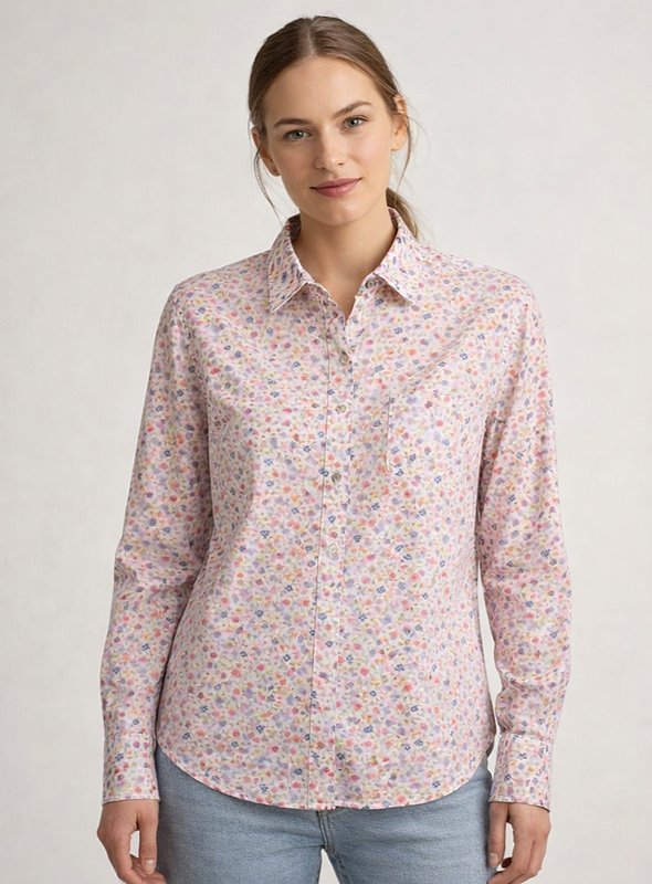 Femme Charles Tyrwhitt Chemise Multicolore Coton