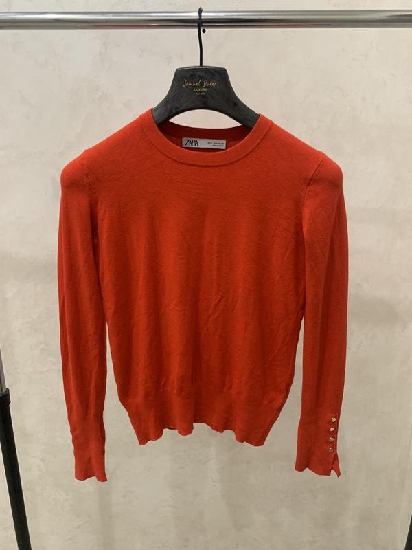 Женский ZARA Свитер Красный 36 / S / 44