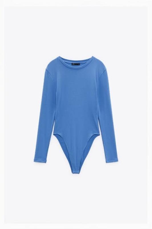 Women ZARA Bodysuit Navy 40 / L / 48