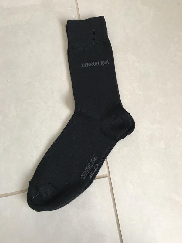 Homme Cerruti Chaussettes Noir Autre