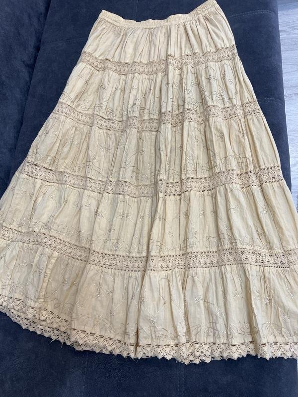 Donna Canali Gonna Beige Cotone 38 / M / 46