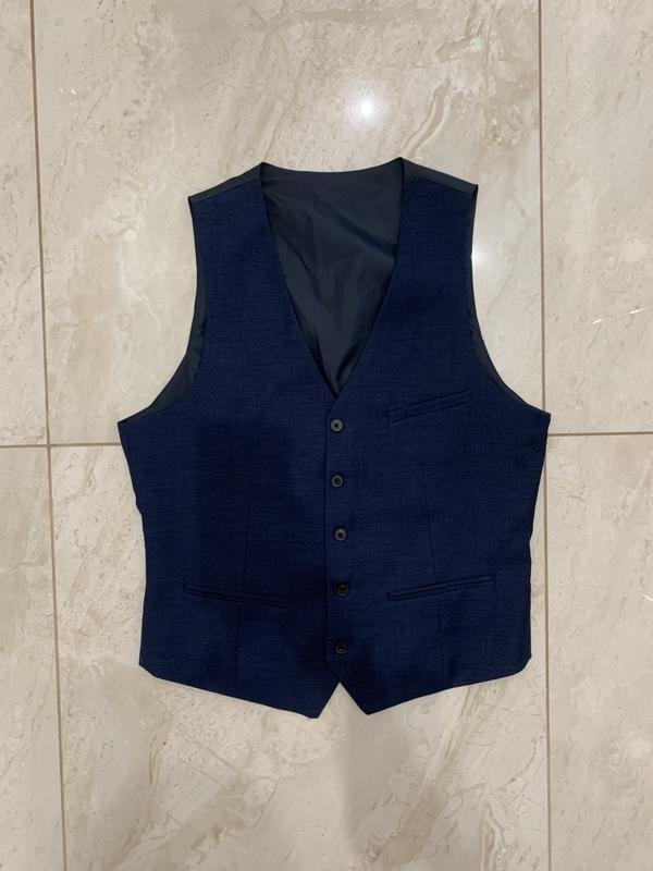 Uomo H&M Gilet Blu Navy 42 / XL / 50
