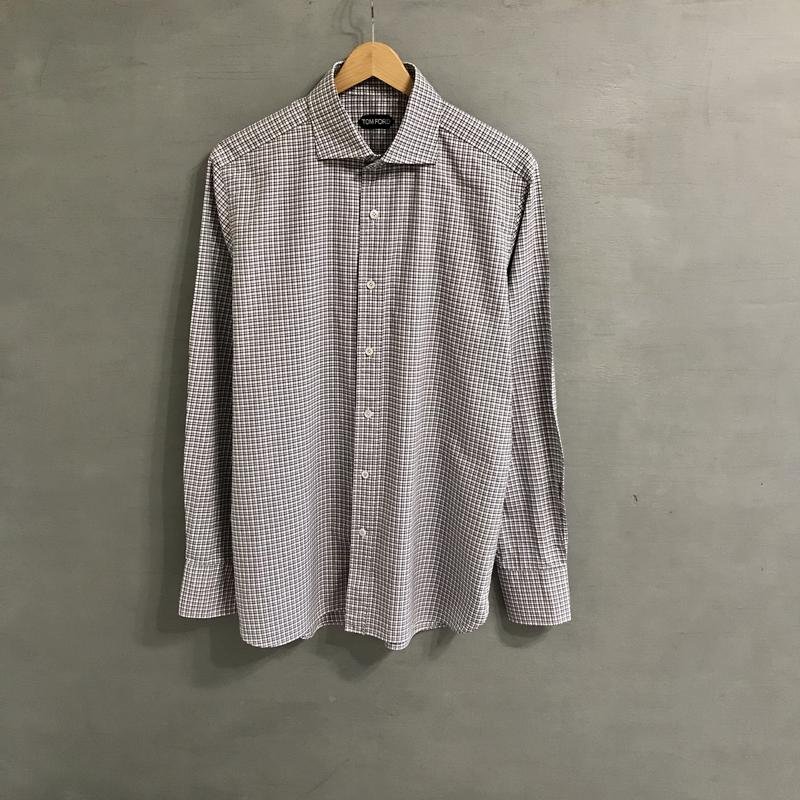 Uomo Tom Ford Camicia Multicolore Cotone 40 /L /