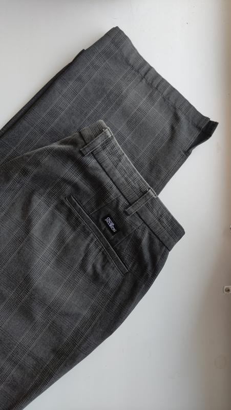 Men Oscar Jacobson Trousers Grey Cotton 36 / XL /