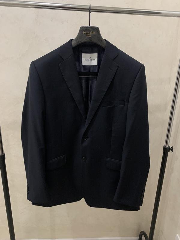 Мужской Daniel Hechter Пиджак Тёмно-синий Шерсть