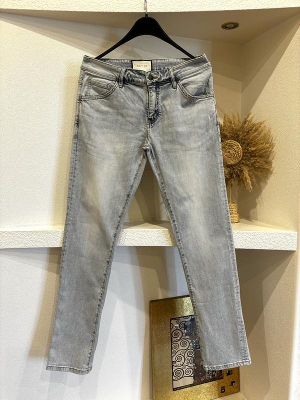 Uomo Gucci Jeans Blu Cotone 32