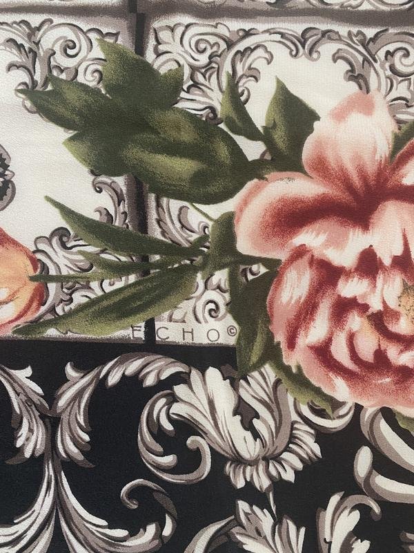 Damen Echo Schal Mehrfarbig Seide