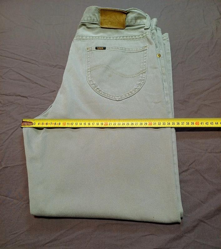 Herren Lee Jeans Grau Baumwolle 36