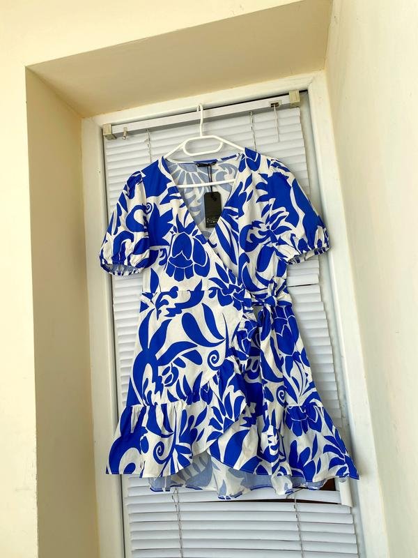 Donna Abito Blu Navy Cotone 36