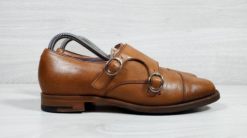 Women Barker Heels Brown Leather 38.5