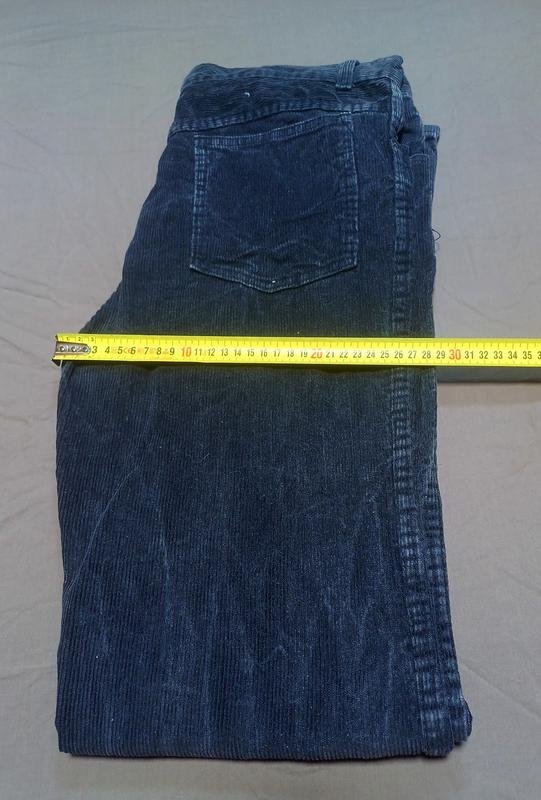 Homme Jean Vintage Noir Velours 33 / L / 48