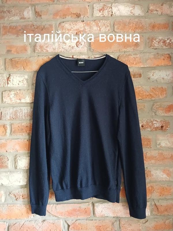 Женский Boss Джемпер Тёмно-синий 38 / M / 46