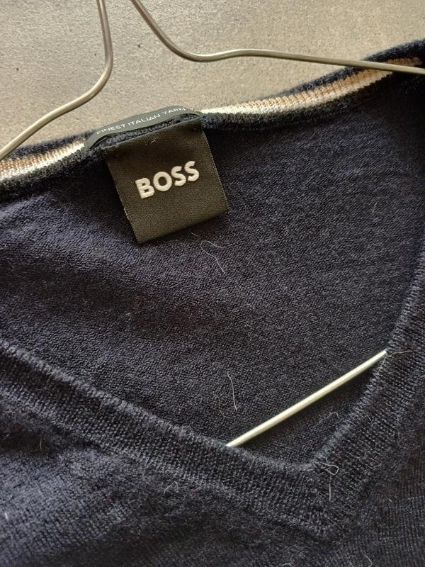 Женский Boss Джемпер Тёмно-синий 38 / M / 46