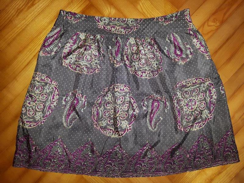 Damen Isabel Marant Rock Grau Seide 38 / M / 46