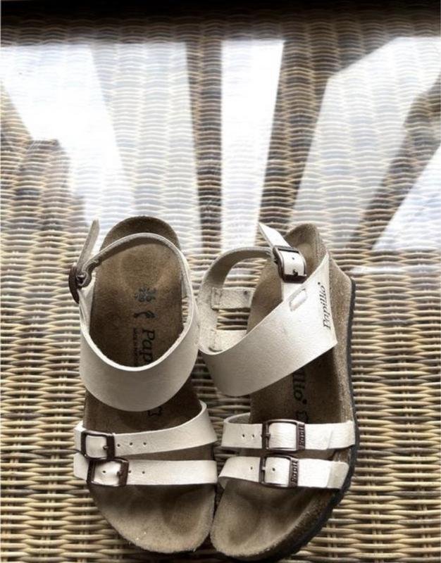 Женские Birkenstock Босоножки Бежевый Кожа 36.5