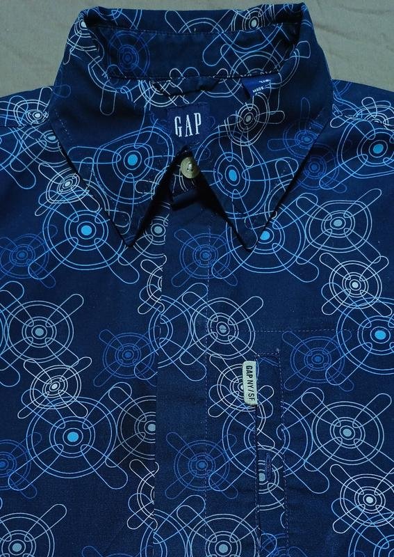 Men GAP T-Shirt Navy Cotton 34 / XS / 42