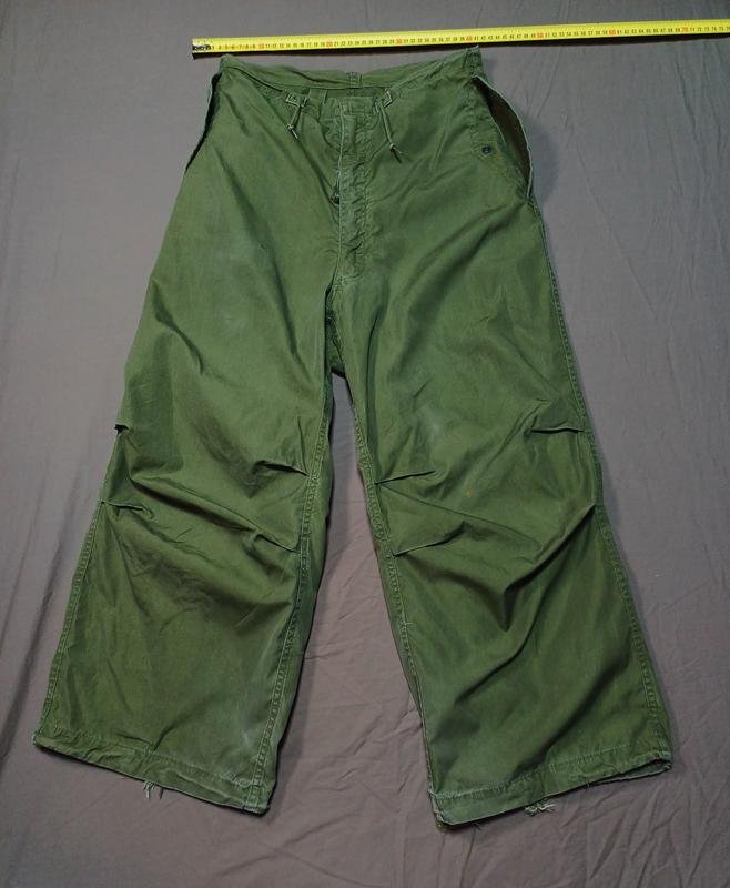 Uomo Vintage 1951 Pantaloni Khaki Cotone 30 / S /