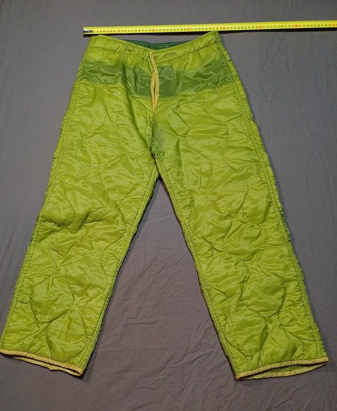 Uomo Pantaloni Vintage Senape Poliestere 28 / XS /