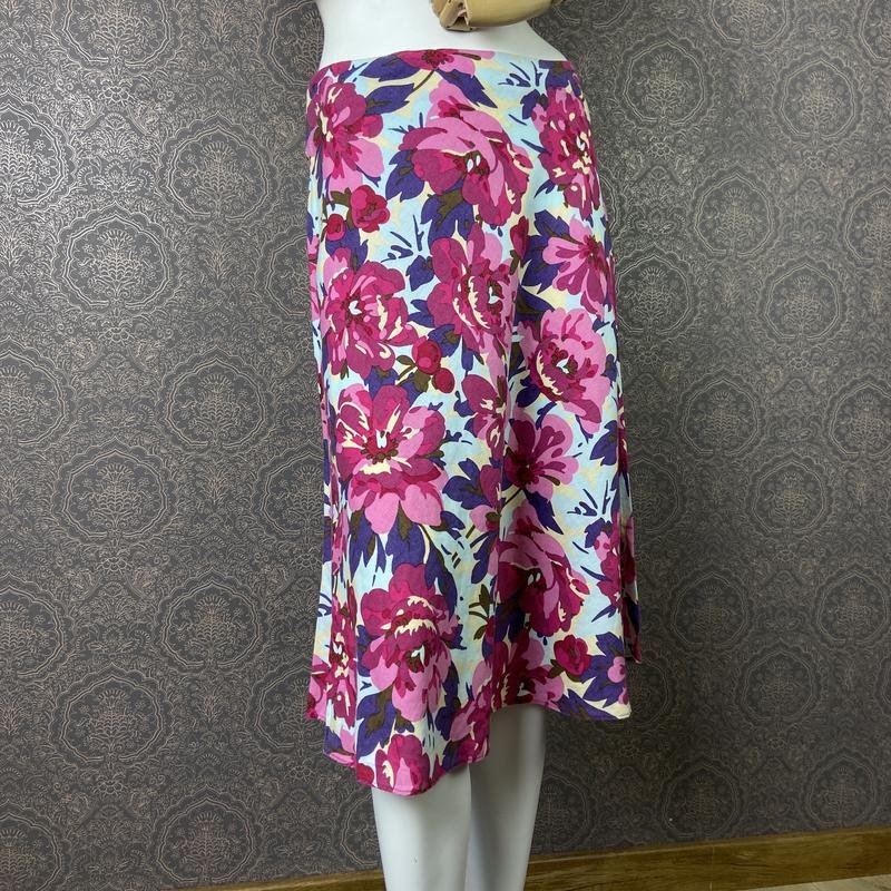 Femme Laura Ashley Jupe Multicolore Lin 36