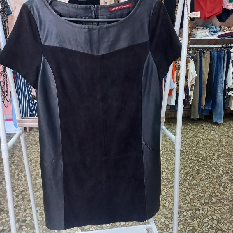 Women C.P. Company Dress Navy Leather 36