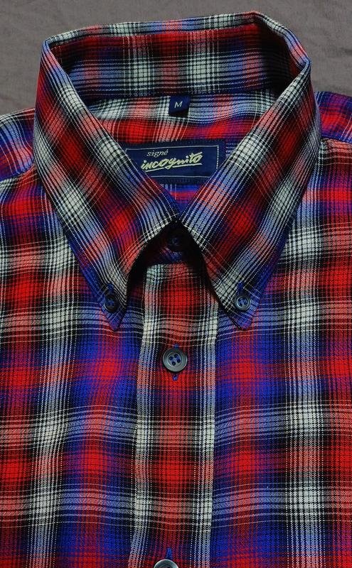 Мужской Incognito Signe Рубашка Красный Вискоза 40