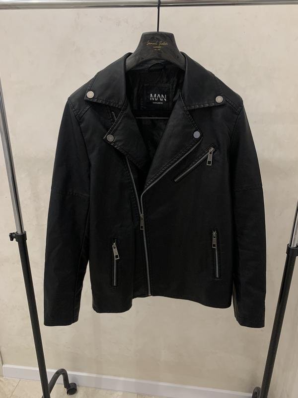 Мужской Boohoo Куртка Чёрный  M