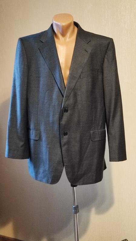 Men Loro Piana Blazer Grey Wool 38 / M / 46