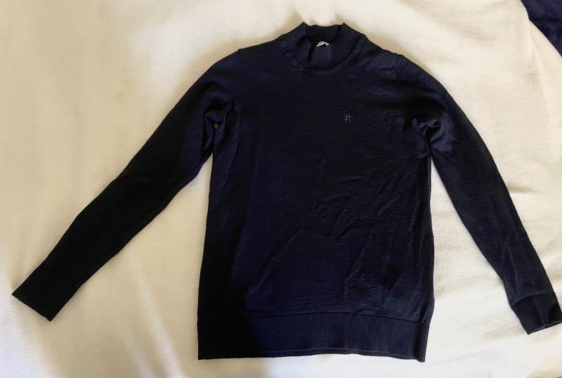 Women Brioni Sweater Navy Wool 36 / S / 44