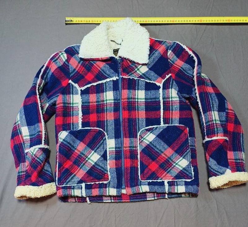 Femme Vintage Uberstoff Veste Rouge Laine 32