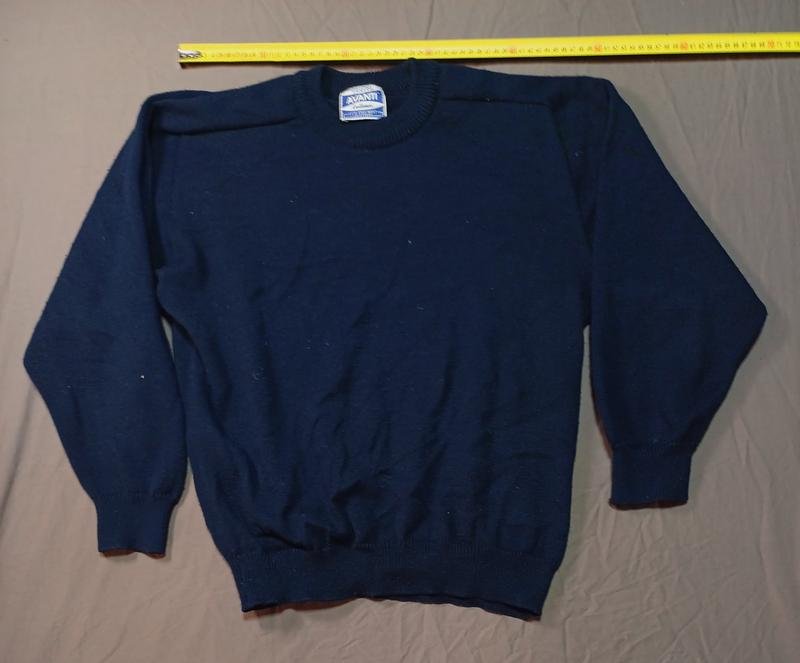 Men Vintage Avanti Knitwear Turquoise Wool 38 / M