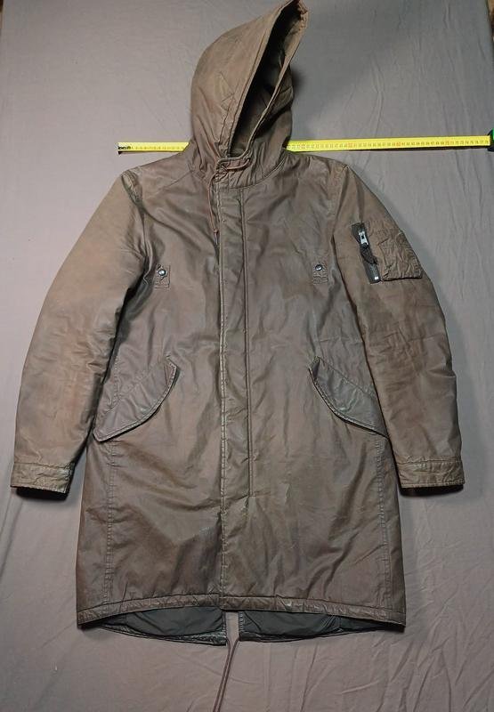 Homme Allsaints Parka Leyden Marron Coton 36 / S /