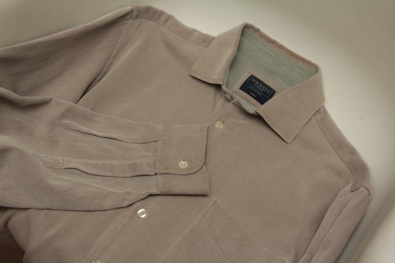 Men Hackett Shirt Beige Cotton 42 / XL / 50