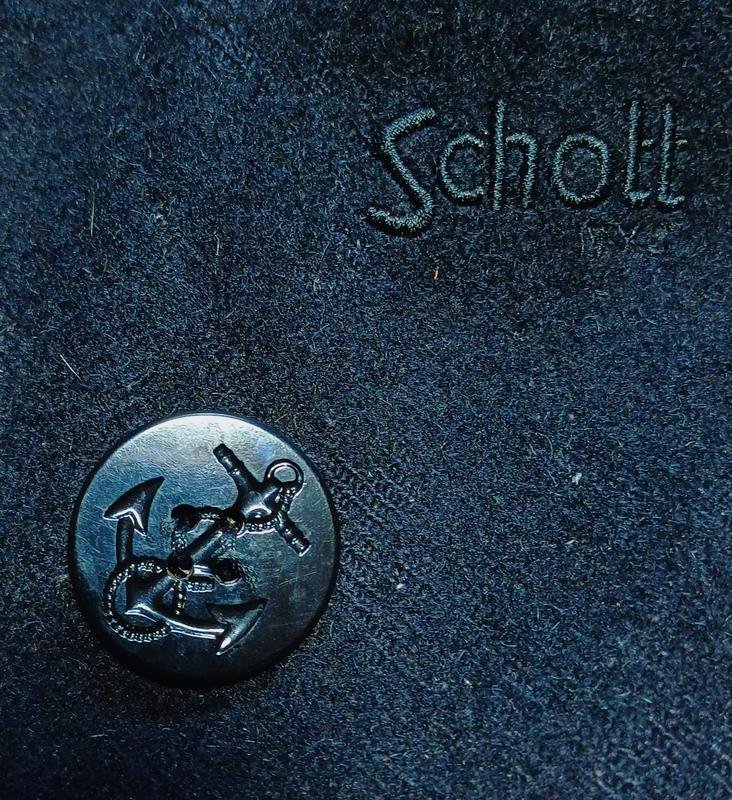 Herren Schott NYC Mantel Schwarz 38 / M / 46