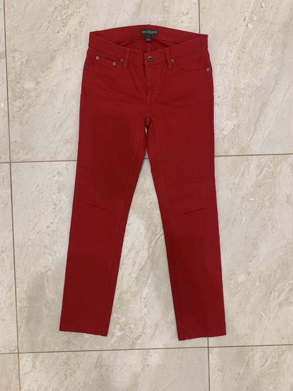 Женские Lauren Ralph Lauren Джинсы Красные 29 / M