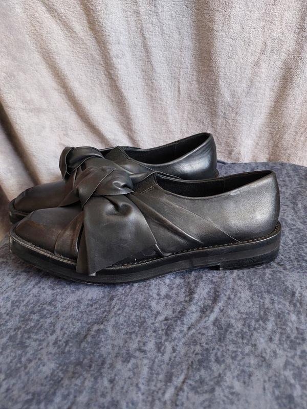 Женские Miu Miu Туфли Чёрные Кожа 38