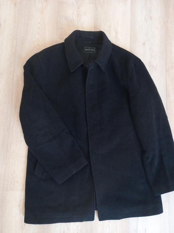 Herren Alberto Guardiani Mantel Schwarz 52 / 6XL /