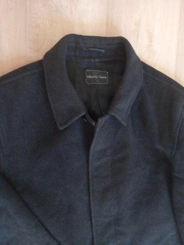 Herren Alberto Guardiani Mantel Schwarz 52 / 6XL /