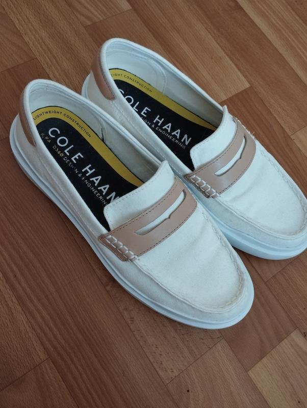Femme Cole Haan Mocassins Blanc 39