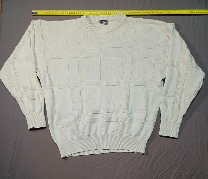 Men C.C.Concord Sweater Grey Cotton 44 / XXL / 52