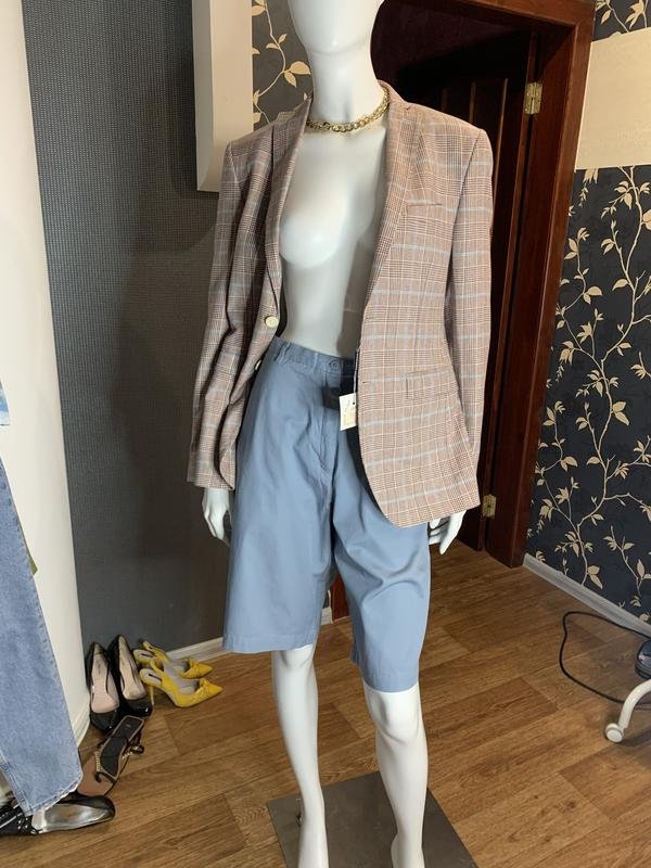 Donna Laura Ashley Shorts Grigio Cotone 40 / L /
