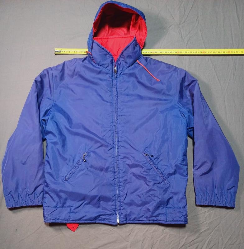 Homme Vintages Veste Rouge Polyester 36 / S / 44