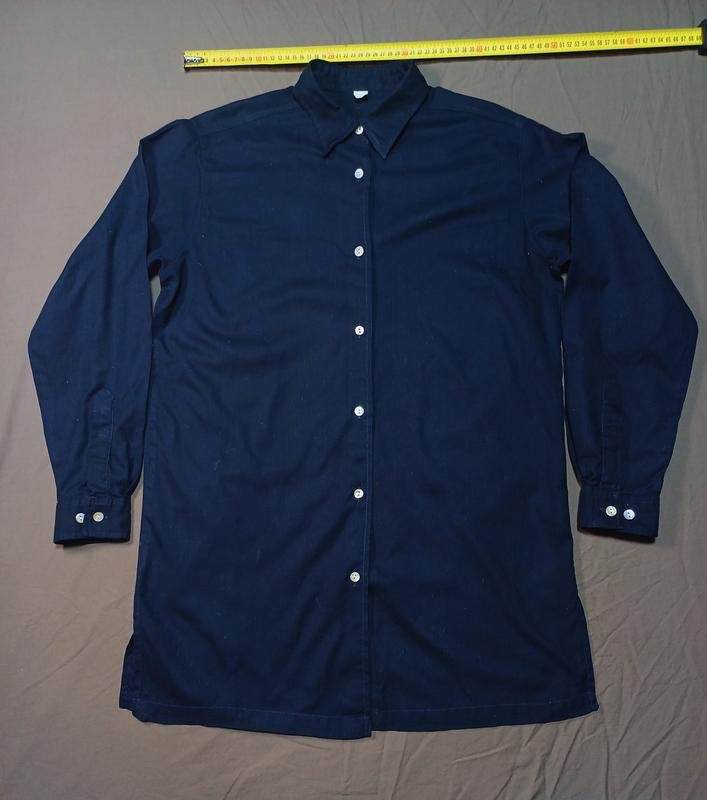 Женская Рубашка Чёрная Хлопок 38 / M / 46