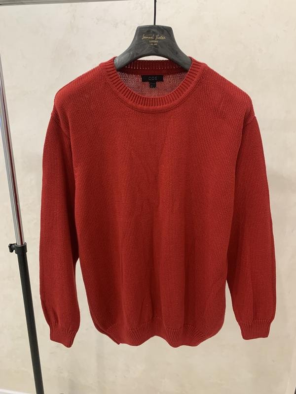 Herren COS Pullover Rot 40 /L / 48