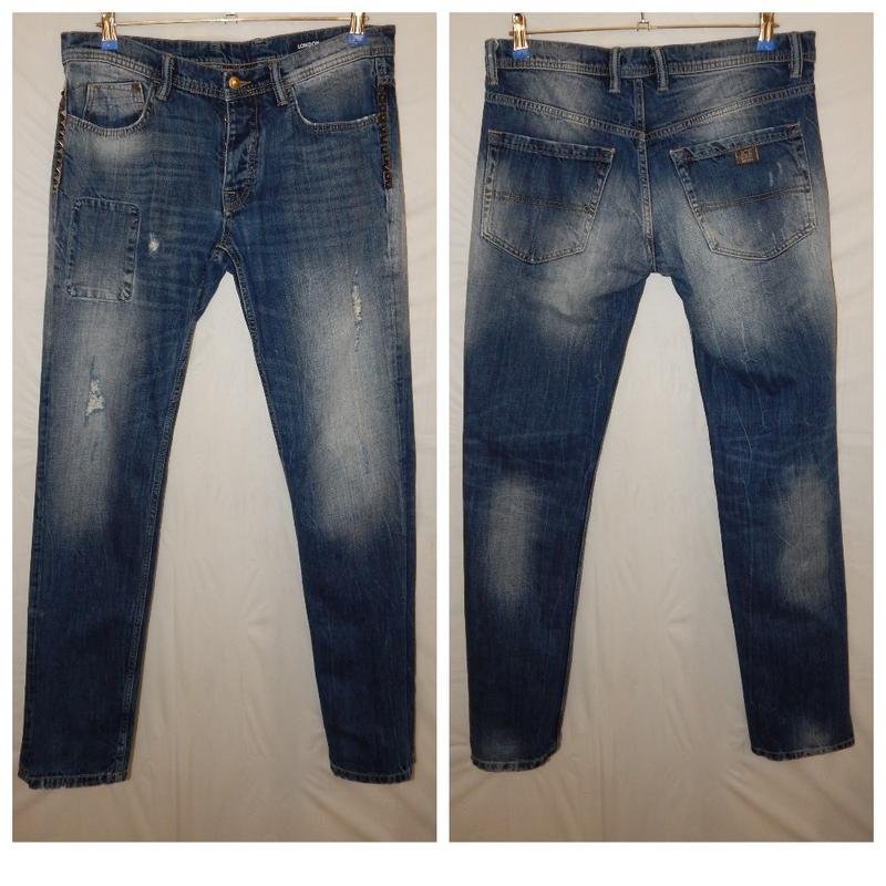 Herren Iceberg Jeans Marineblau Denim 32