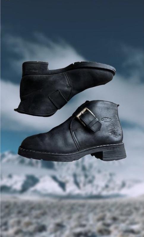 Women Camel Active Boots Black Leather 37.5