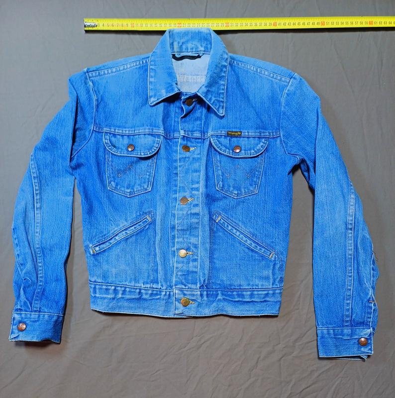 Damen Wrangler Jacke Türkis Denim 34