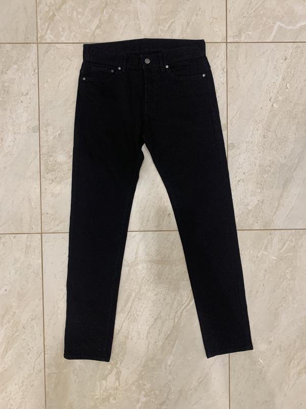 Uomo H&M Jeans Nero Denim 30