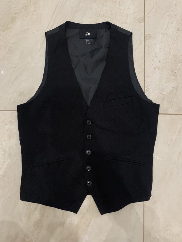 Uomo H&M Gilet Nero 38 / M / 46