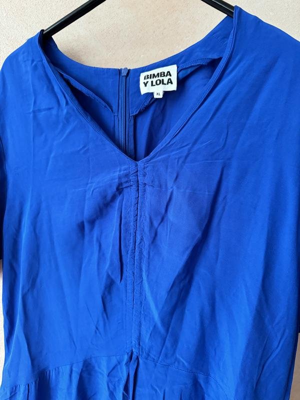 Femme Bimba y lola Robe Bleu Marine Viscose 40 / L
